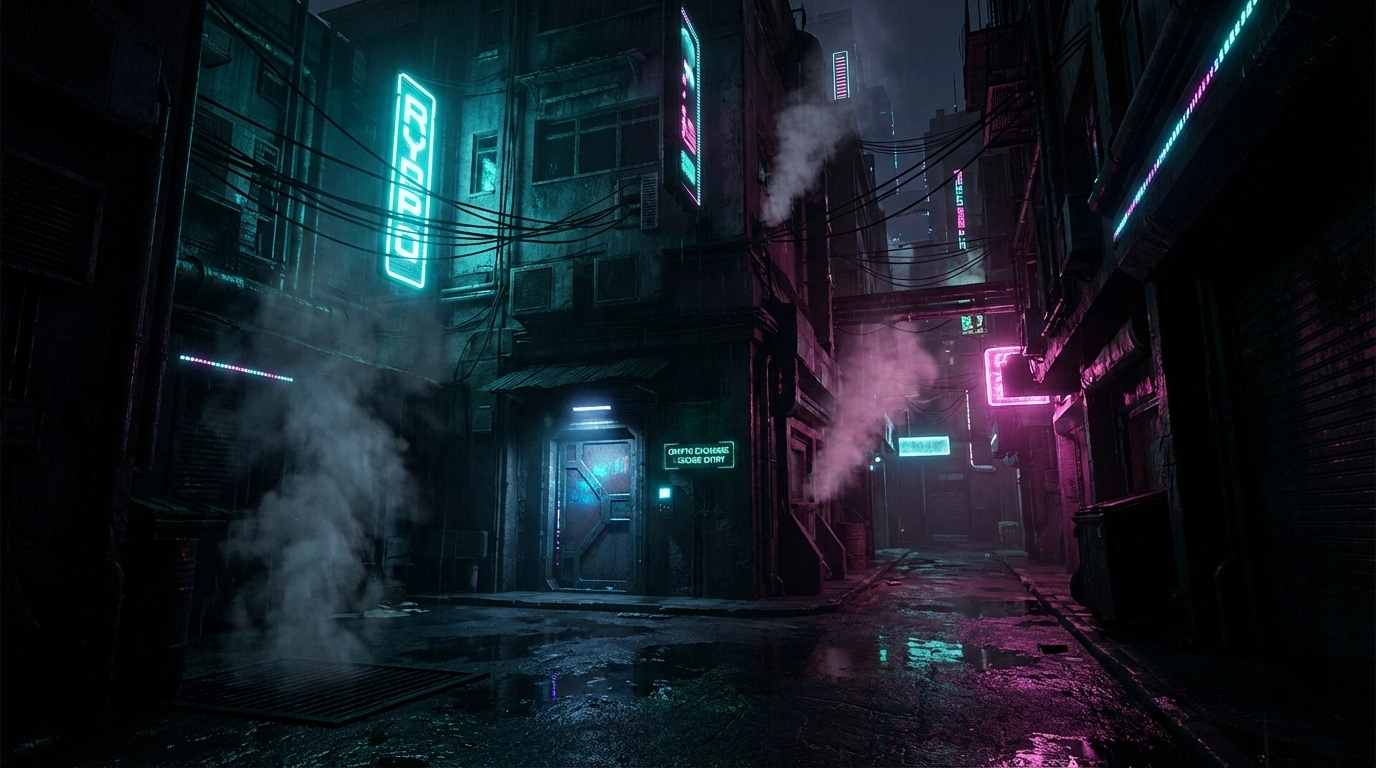 Cyberpunk Underground Scene